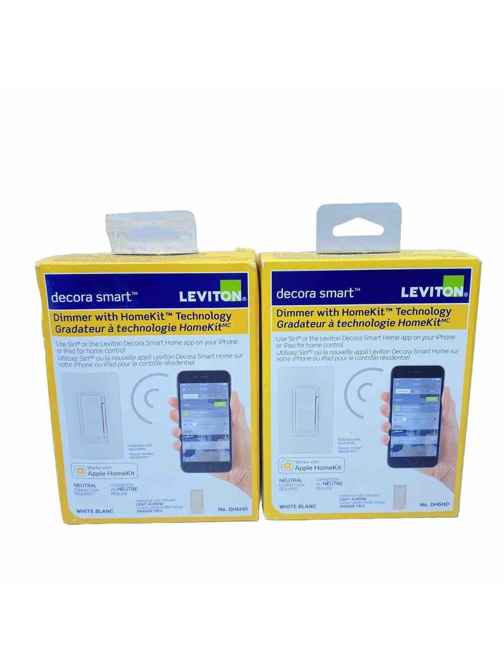 2 Leviton Smart Dimmers HomeKit Compatible Apple Home Automation 2-Pack New